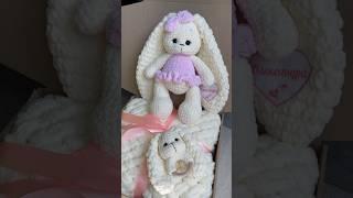 Набір для малюка🩷 чекаю в інстаграм treynis_knitting #crochet #handmade #amigurumi #bunny