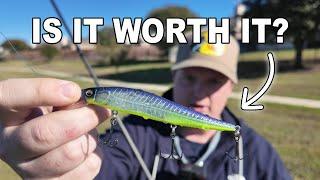 Is a $25 Jerkbait Worth It? (Megabass Vision 110 First Impressions and Pond Bass Fishing)