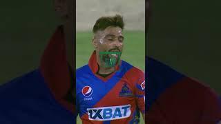 Mohammad Amir vs Babar Azam's Intense Battle in HBL PSL #HBLPSL9 #SportsCentral #Shorts #PCB MI2A