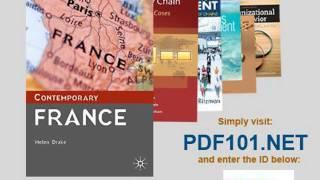 Contemporary France Contemporary States and Societies Series