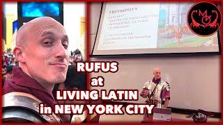 Roman Legionary gives speech on Roman Triumph at Living Latin in New York City ️  · Legionarius ·