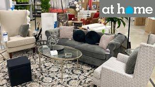 AT HOME FURNITURE SOFAS ARMCHAIRS COFFEE TABLES DECOR SHOP WITH ME SHOPPING STORE WALK THROUGH