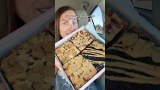 are these half pound brownies actually good? we’ll see…  #brownies #dessert #newfood #foodreview