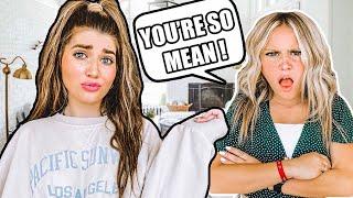 Being MEAN to my SiSTERS to see how they REACT! *Real Fight*