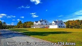 North Carolina Luxury Farmhouse | 134 Acres | Lakefront Homes | North Carolina Land For Sale