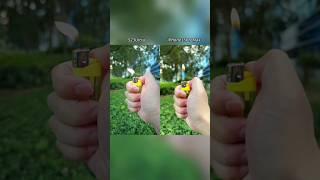 slow motion #smartphone #samsungs23ultra #gadgets #lighter #tricks #iphone15promax #shorts