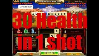 bookworm adventure one shot defeat 30 health+ Bonus