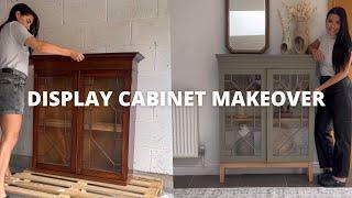 EASY DIY Display Cabinet Makeover!