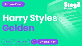 Harry Styles - Golden (Karaoke Piano)