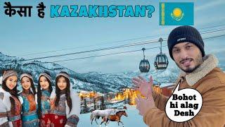 First Impression of Kazakhstan | Snow village life of Kazakhstan 