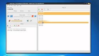Auto-Bookmarking Player for Audio Books Running on Windows 7