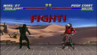 Mortal Kombat Trilogy (PS1) Noob Saibot - Very Hard - No Continues