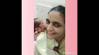 Harroop first kiss to mom. Udayveer smile and milk vomit mother son kiss
