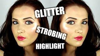 Glitter Strobing Highlight Make Up // So...? Ready For Summer ad 