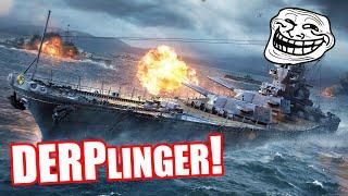 DERPlinger: Noob-Kapitän fährt Schlachtschiff Derfflinger! World of Warships #3