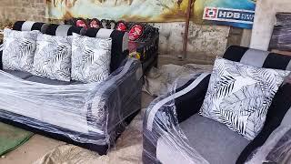 fabric sofa set...3seaterplus two seater...at affordable prices.lucky furniture world SUJATHA NAGAR