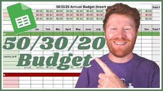 How to Make a 50/30/20 Budget in Google Sheets