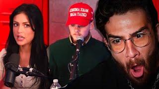 Insane MAGA Couple Gets DESTROYED | Hasanabi reacts to Luke Beasley