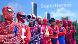 WTH ?? Spider-Man & Many RED Superheroes In 1 House ? || Who is The Strongest ???