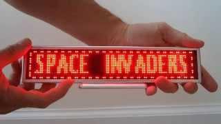 LED Sign Programmable Message Board Scrolling Matrix Display game room light Decoration