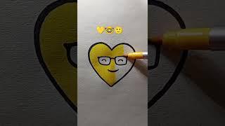 satisfying art#drawing #emoji #youtubeshort #trending
