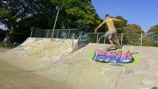 Cumbria, rollerblades, skateboard: DJ, Morgan @cumbriamovement