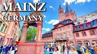 Mainz 4K Walking Tour | Discover Mainz Cathedral, Old Town & Rhine River Views