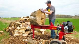 Split-Fire 2265 2-Way Log Splitter | Best Consumer Log Splitter In Action