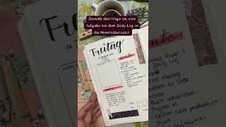 Übertragen im #bulletjournal ? Vom #dailylog in den #monthly