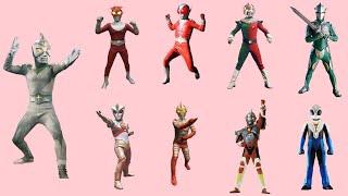 Tsuburaya Tokusatsu Heroes 円谷ヒーロー一覧 (Besides Ultra Heroes)