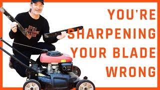 Sharpen And Balance Your Lawnmower Blade At Home In Minutes!