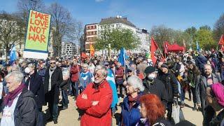 Berliner Ostermarsch: Gegen Krieg und Waffenlieferungen | AFP