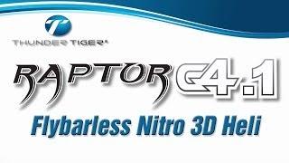 Thunder Tiger Raptor G4.1 FBL Nitro 3D Kit