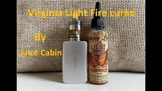 Virginia Light Fire Cured N.E.T e- liquid review | By Juice Cabin | A delightful all day vape.