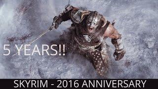FIVE YEARS TOGETHER - Elder Scrolls V Skyrim: Unofficial Gameplay Trailer (2016 Anniversary)