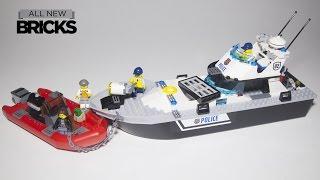 Lego City 60129 Police Patrol Boat Speed Build