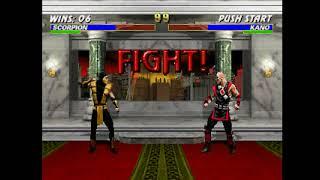 Mortal Kombat Trilogy (PSX) - Longplay as Scorpion