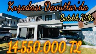 14.550.000 TL Kuşadası Davutlar'da Satılık Villa Ev Turu