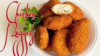 How to make best crispy chicken nuggets (ألذ وأسهل ناجتس الدجاج (كروكيت الدجاج