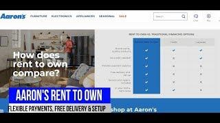 AARON'S RENT TO OWN, NO CREDIT NEEDED, LIFETIME REINSTATEMENT,FREE DELIVERY & SETUP,SERVICE & REPAIR