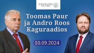 Toomas Paur ja Andro Roos Kaguraadios 10.09.2024