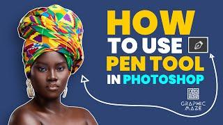 How to use Pen Tool in Photoshop #photoshop #pentool #png #graphicmaze