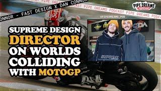 Supreme Design Director On Moto Collabs; Fox, Honda, Ducati | Working With VR46, Pecco Bagnaia