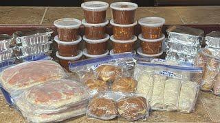MEAL PREP With Me!! HUGE Meal Prep for One!