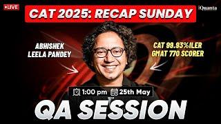 CAT 2025 QUANTS SESSION by ALP Sir | iQuanta
