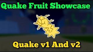 Blox Fruits Quake Fruit Showcase Awakened And Unawaken Rework(ROBLOX)