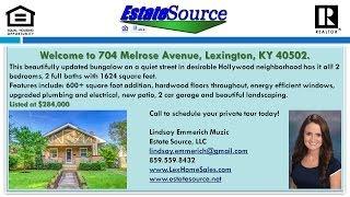 Home For Sale Lexington KY - Real Estate Virtual Tour - 704 Melrose Avenue, Lexington, KY 40502