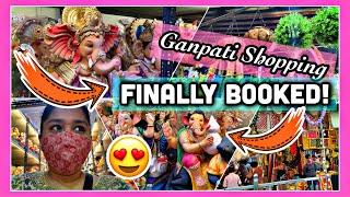 FINALLY BOOKED THIS YEAR’S GANPATI  | Shopping Time | *VLOG* Ganesh Chaturthi 2021 | Joe Khattar