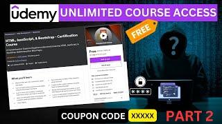 How to get Udemy Courses for FREE in 2024 | Udemy Coupon Code 2024 | PART 2