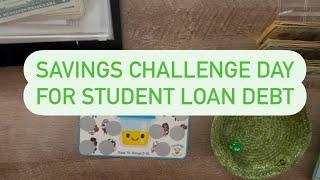 Friday Fun-Day Savings Challenge Day For Student Loan Debt || Debt Payoff Journey